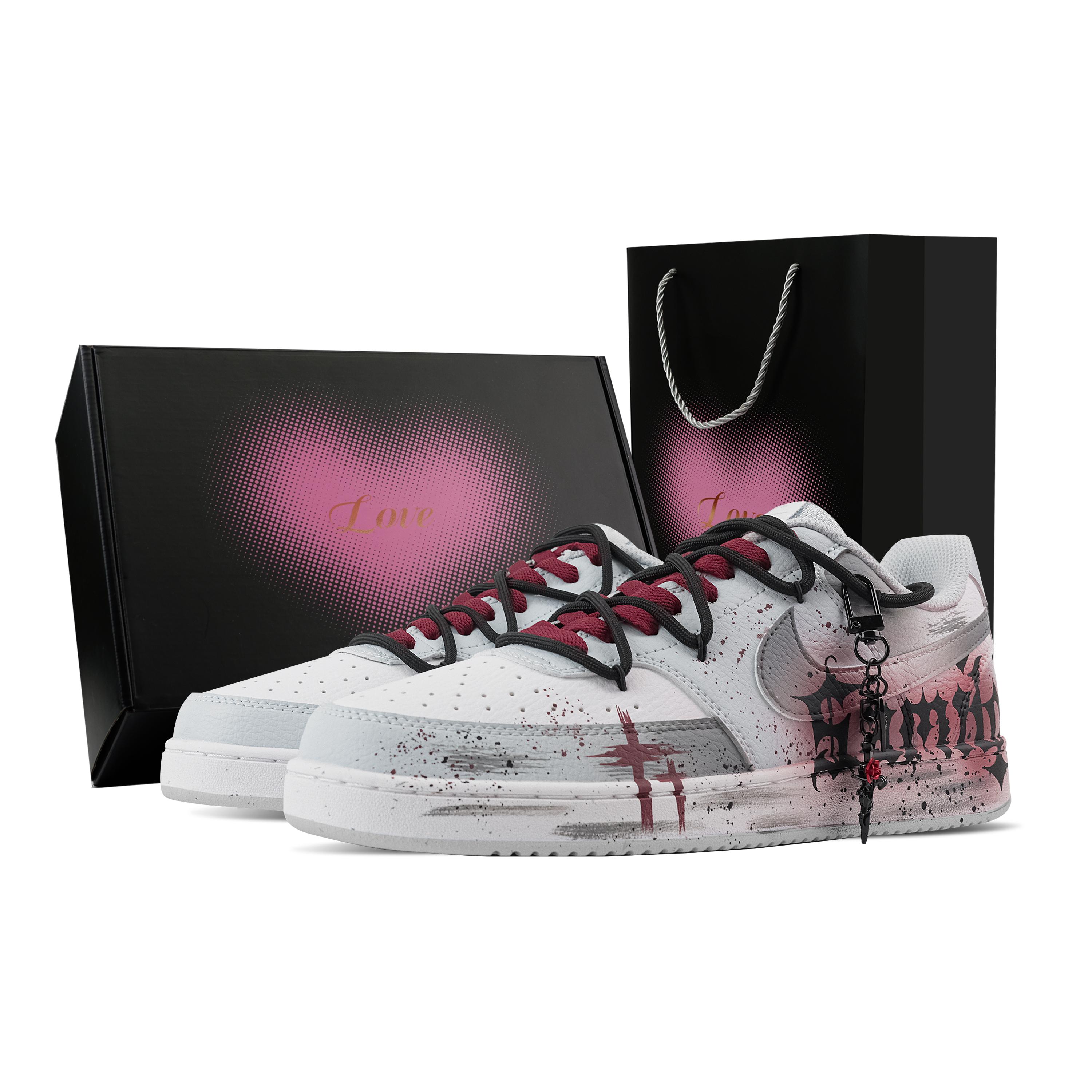 Nike Court Vision Listener, Heart Box Abrasion Resistant Low top Skateboard Shoes Men s Blue White Red HM9862-002(Team773--) 45
Nike Court Vision Listener, Heart Box Abrasion Resistant Low top Skateboard Shoes Men s Blue White Red HM9862-002(Team773--) 45