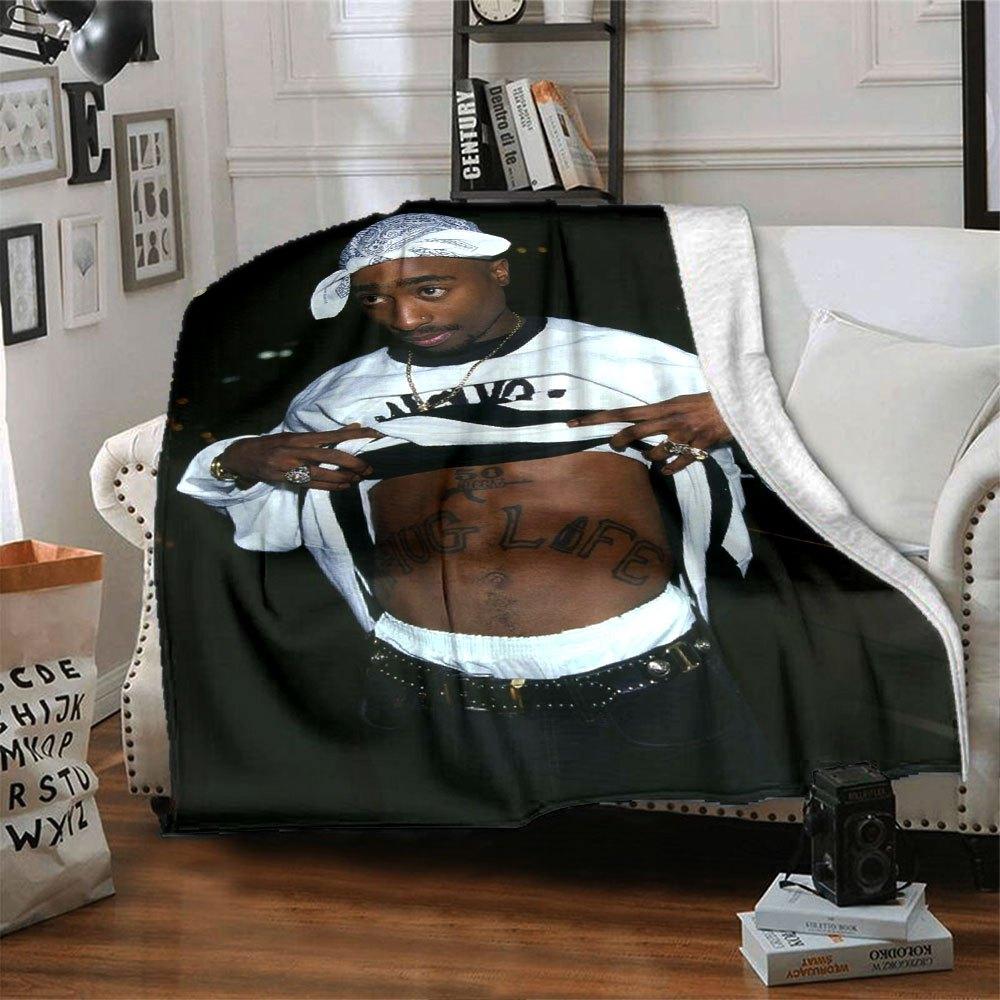 1pc 2PacHip Hop Blanket Soft Lightweight All Season Multi Purpose Throw for Sofa, Bed, Office & Picnics, French Style with Iconic Album Art & Quotes 80x120cm
1pc 2PacHip Hop Blanket Soft Lightweight All Season Multi Purpose Throw for Sofa, Bed, Office & Picnics, French Style with Iconic Album Art & Quotes 80x120cm