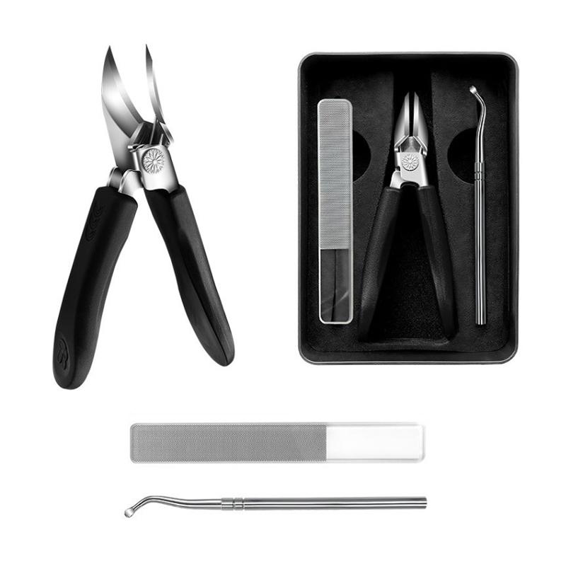 Slant Edge Nail Clipper Set Oblique Toe Nail Trimmers For Ingrown Toenail Professional Manicure Tools чорний
Slant Edge Nail Clipper Set Oblique Toe Nail Trimmers For Ingrown Toenail Professional Manicure Tools чорний
