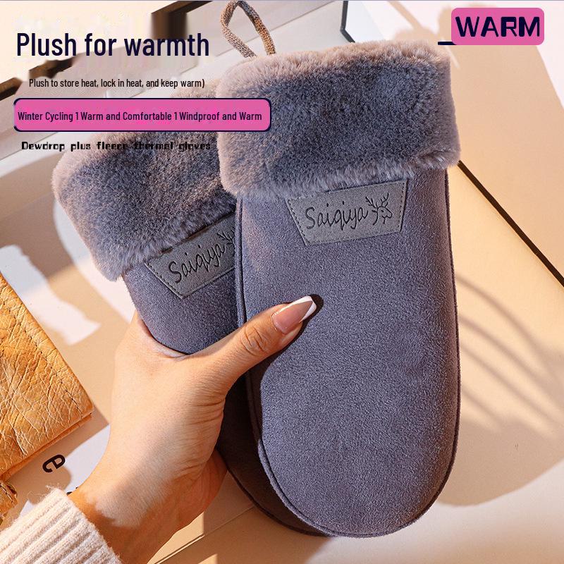 Женские замшевые зимние перчатки, теплые и ветрозащитные, с бархатом и висячей горловиной. Letter Type серый
Женские замшевые зимние перчатки, теплые и ветрозащитные, с бархатом и висячей горловиной. Letter Type серый