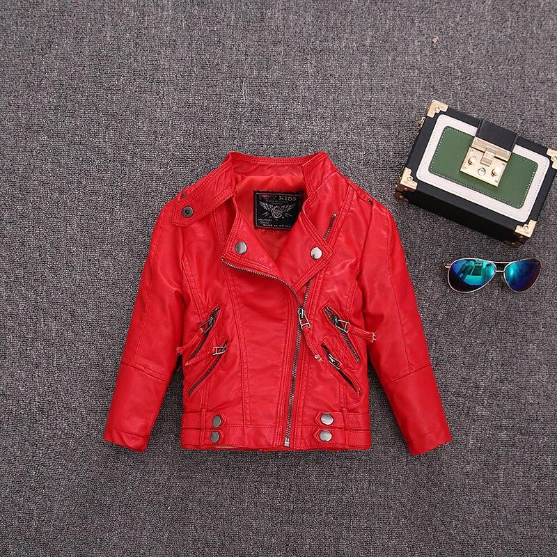 Girls Leather Jackets Children s Autumn Winter Plus Velvet Coats Korean Kids Pu Leather Collar Zipper Fashion Coats 160 червоний
Girls Leather Jackets Children s Autumn Winter Plus Velvet Coats Korean Kids Pu Leather Collar Zipper Fashion Coats 160 червоний