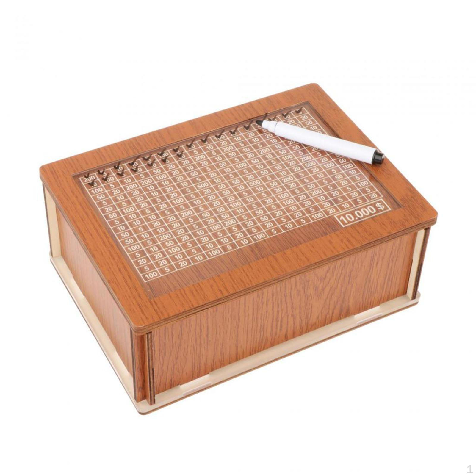 Wooden Piggy Bank Crafts Portable Money Box with Counter for Adults Friends
Wooden Piggy Bank Crafts Portable Money Box with Counter for Adults Friends