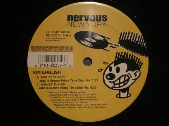 12inch Record KIM ENGLISH - Higher Things NE203851 Nervous Records 2000 US Dance & Electronica Used
12inch Record KIM ENGLISH - Higher Things NE203851 Nervous Records 2000 US Dance & Electronica Used