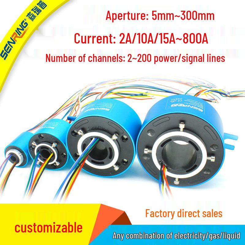 Brushless 360° Rotating Slip Ring Connector with 6/12/24 Channels ID 3mm OD 16mm 2 wires 2A
Brushless 360° Rotating Slip Ring Connector with 6/12/24 Channels ID 3mm OD 16mm 2 wires 2A