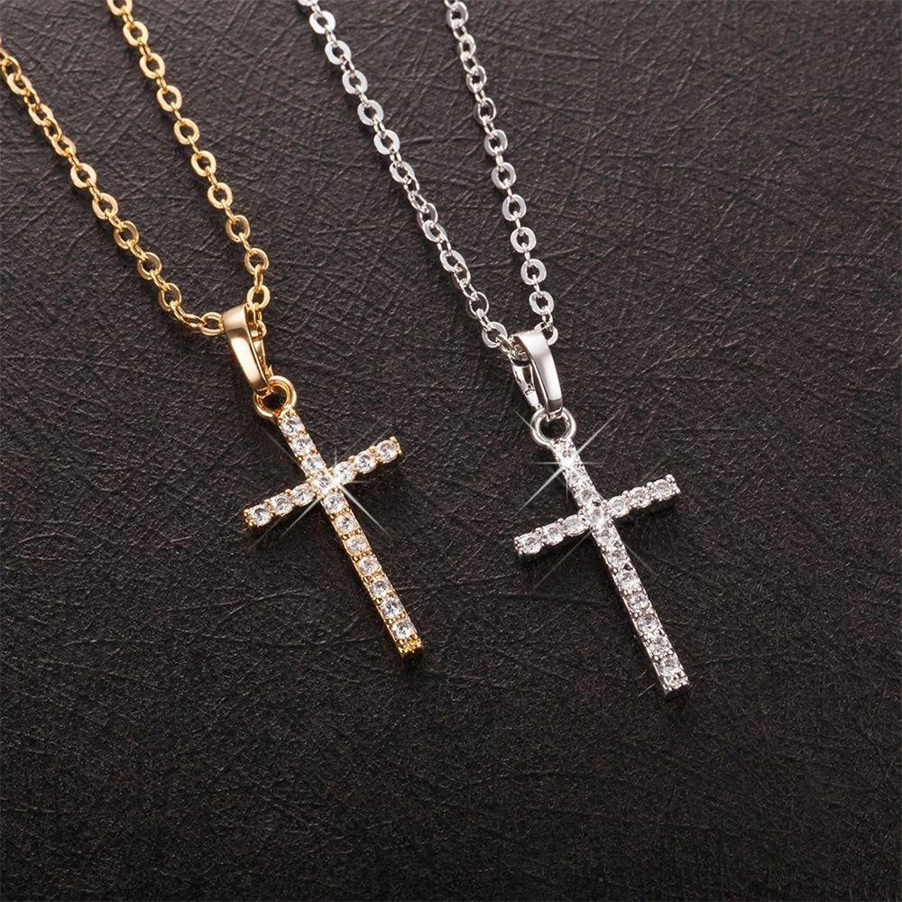 Men Valentine s Day Clavicle Necklace Couple Pendant Jesus Cross Pendant Cross Pendants Necklace
Men Valentine s Day Clavicle Necklace Couple Pendant Jesus Cross Pendant Cross Pendants Necklace