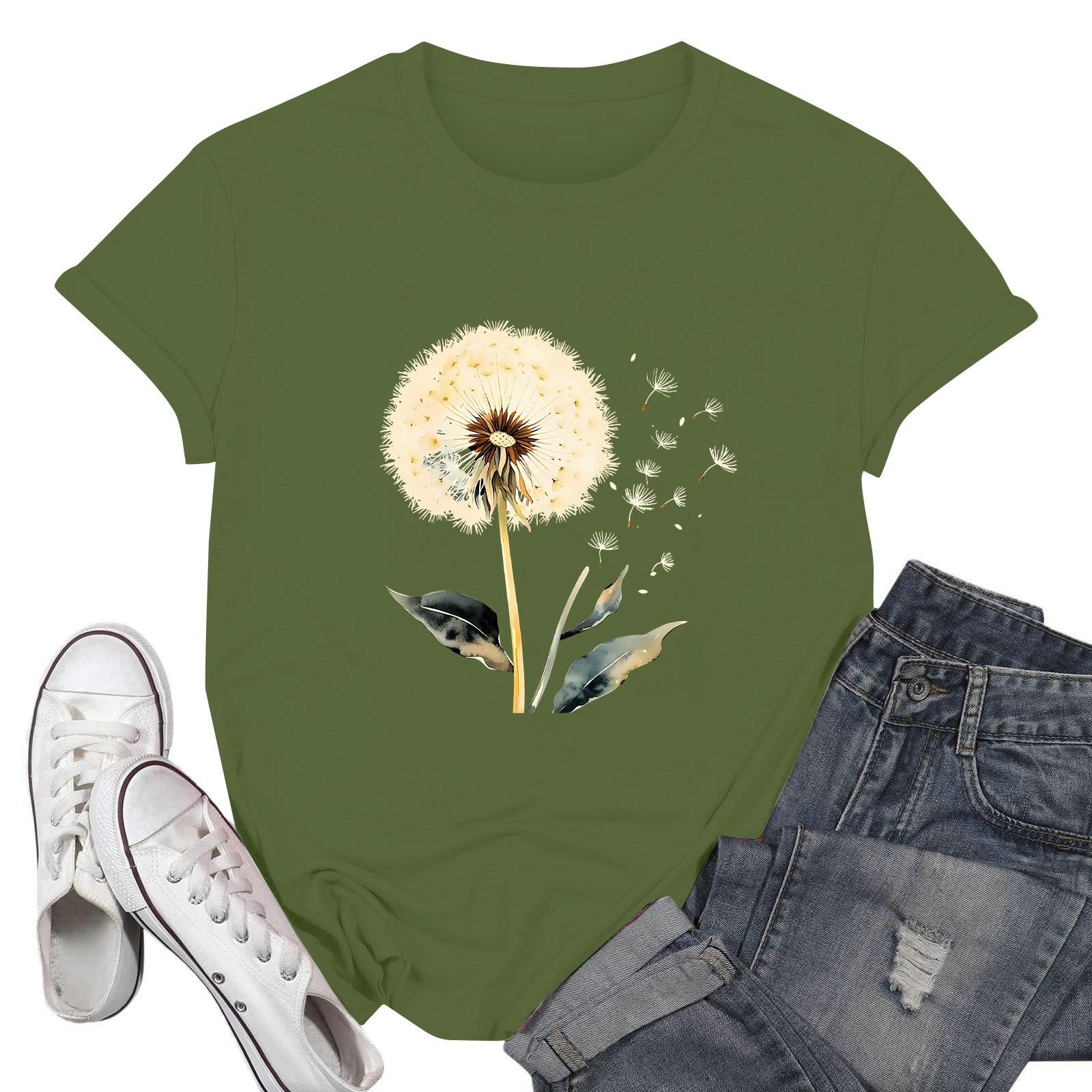 Женские модные повседневные пуловеры с короткими рукавами и круглым вырезом с принтом L армия зеленый
Женские модные повседневные пуловеры с короткими рукавами и круглым вырезом с принтом L армия зеленый