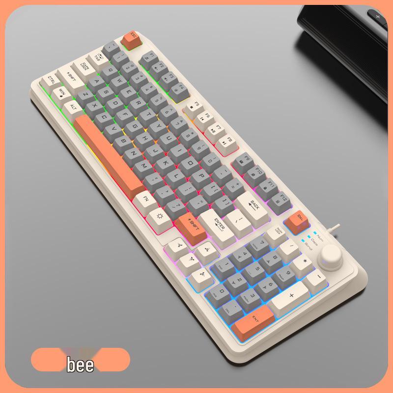 Cool Silver Fox K94 Wired Mechanical Feel Gaming Keyboard with Backlit Keys for PC, Office, and Home Use
Cool Silver Fox K94 Wired Mechanical Feel Gaming Keyboard with Backlit Keys for PC, Office, and Home Use