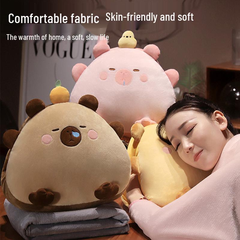 Капибара Грелка для рук Подушка Плед 3-в-1: Подушка для офиса и студента Cushion Only 260g
Капибара Грелка для рук Подушка Плед 3-в-1: Подушка для офиса и студента Cushion Only 260g