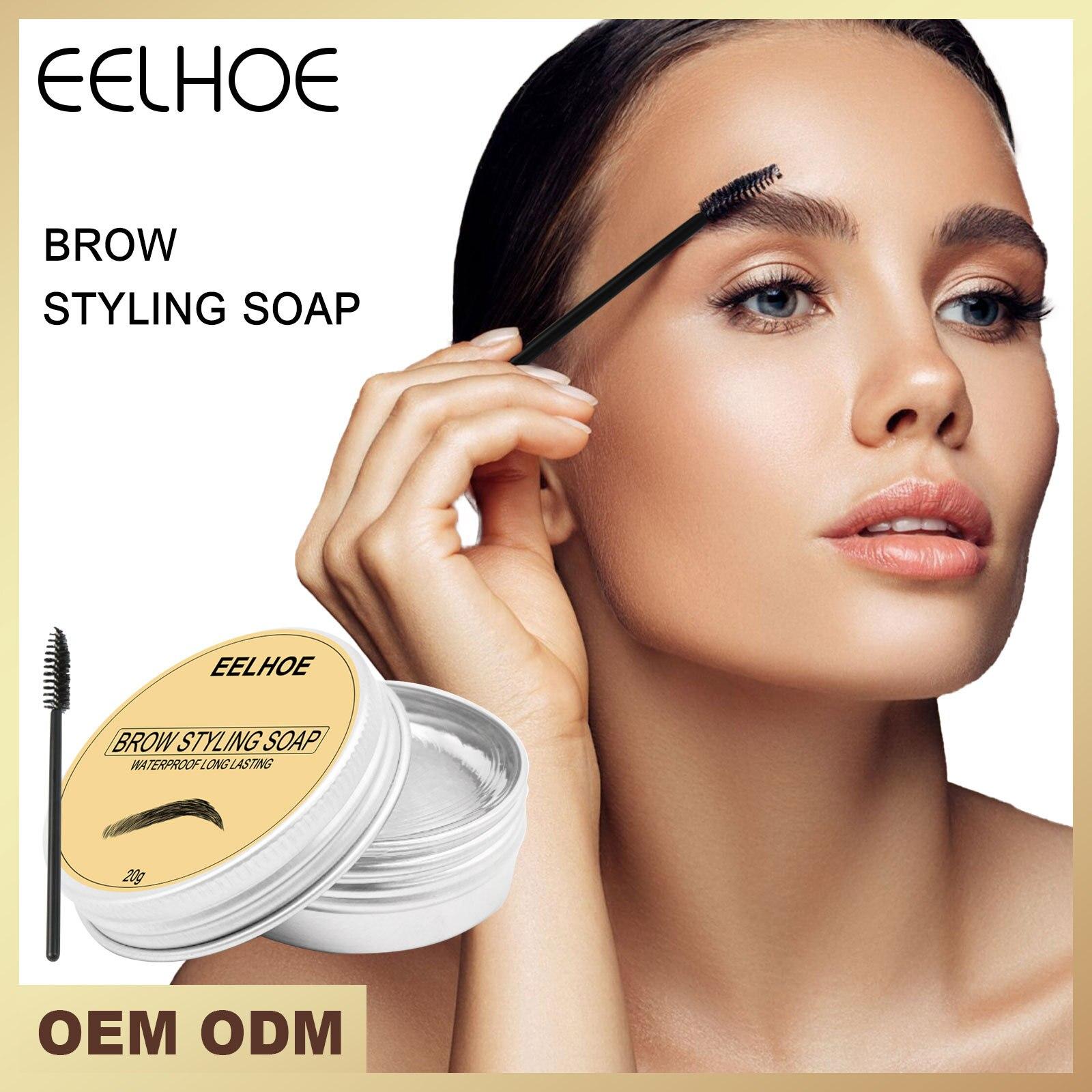 EELHOE Крем-мыло для бровей Бесцветная, прозрачная, освежающая и долговечная натуральная кисть
EELHOE Крем-мыло для бровей Бесцветная, прозрачная, освежающая и долговечная натуральная кисть