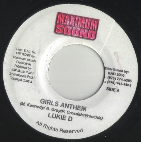 7-дюймовая пластинка LUKIE D - Girls Anthem none Maximum Sound 2003 Ямайка Регги, Ска и Даб Б/У
7-дюймовая пластинка LUKIE D - Girls Anthem none Maximum Sound 2003 Ямайка Регги, Ска и Даб Б/У