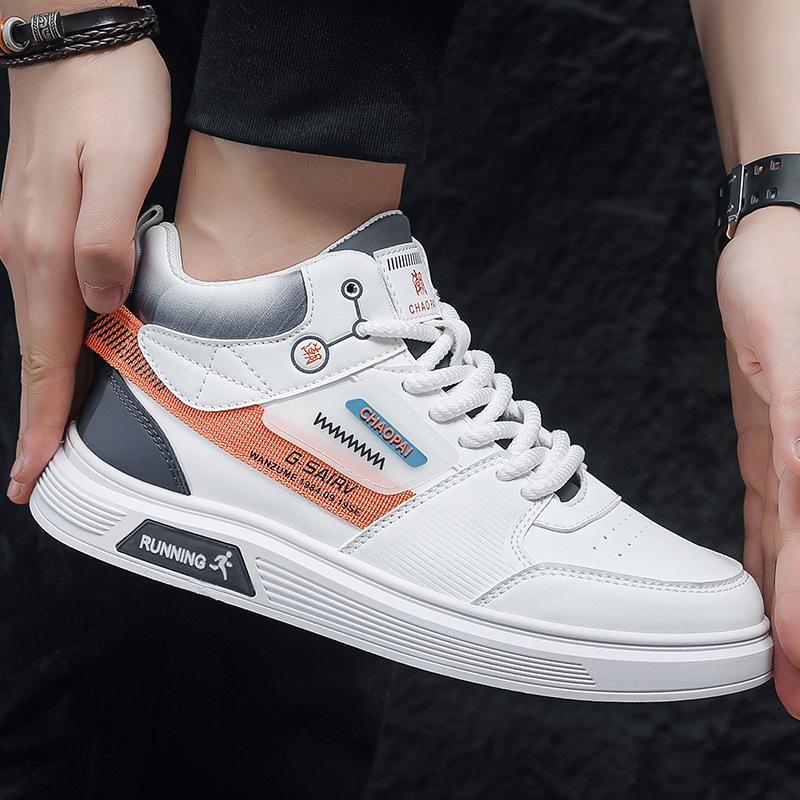 Autumn new high-top lace-up casual leather shoes board shoes sneakers 44 білий
Autumn new high-top lace-up casual leather shoes board shoes sneakers 44 білий