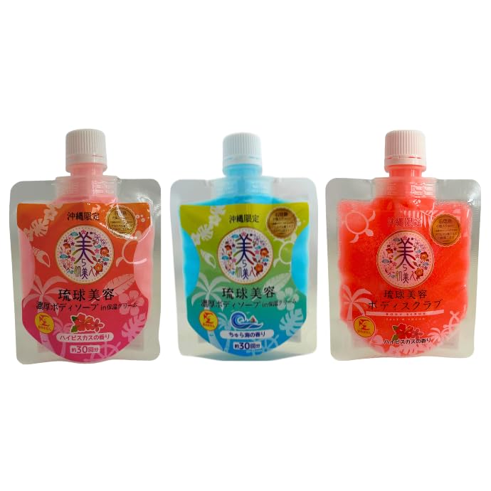 Rich Moisturizing Body Soap Hibiscus 100g + Churaumi 100g + Body Scrub Hibiscus Scent 135g
Rich Moisturizing Body Soap Hibiscus 100g + Churaumi 100g + Body Scrub Hibiscus Scent 135g