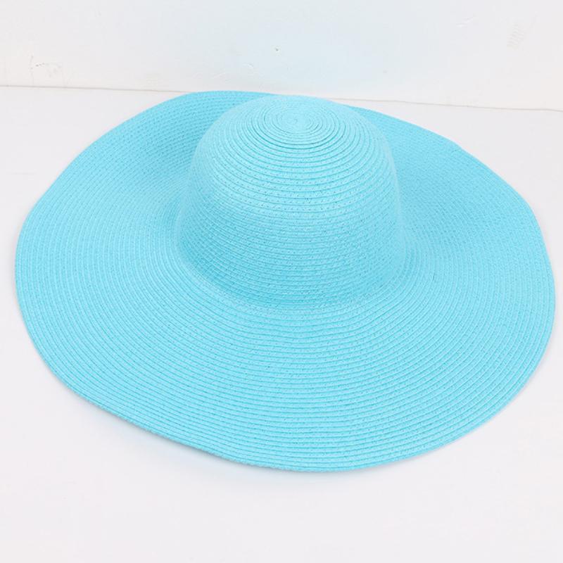 HT3062 Fashion Big Large Wide Brim Hat Solid Plain Floppy Beach Sun Hat Packable Summer Hats for Women Lady Straw Hat Beach Cap 56-58cm небо синє кольору
HT3062 Fashion Big Large Wide Brim Hat Solid Plain Floppy Beach Sun Hat Packable Summer Hats for Women Lady Straw Hat Beach Cap 56-58cm небо синє кольору