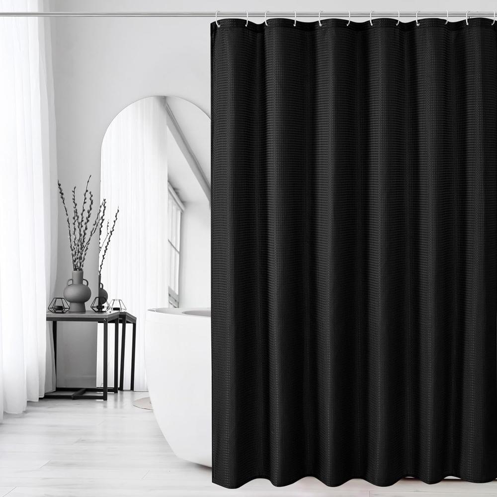 Luxurious Waffle Weave Textured Waterproof Shower Curtain Bath Bathroom Accessories Bathtub Partition Decor with Metal Hooks W90xH180cm
Luxurious Waffle Weave Textured Waterproof Shower Curtain Bath Bathroom Accessories Bathtub Partition Decor with Metal Hooks W90xH180cm