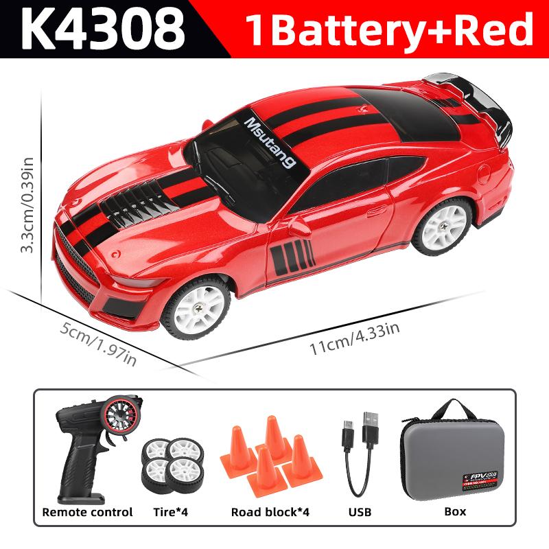 WLtoys K4308 1:43 2.4G RC Drift Racing Car With LED Lights 4WD Gyroscope High Speed RTR Remote Control Car Toy For Kid Gift
WLtoys K4308 1:43 2.4G RC Drift Racing Car With LED Lights 4WD Gyroscope High Speed RTR Remote Control Car Toy For Kid Gift
