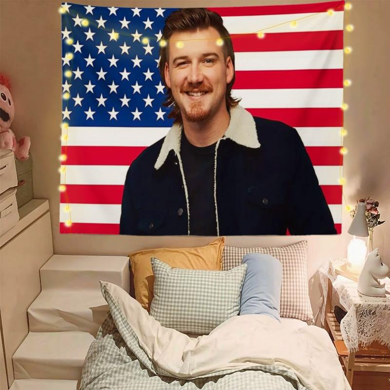 1pc American Country Music Star Tapestry Free Installation Kit Included Ideal Wall Decor for Man Caves Teen Rooms College Dorm 74x94cm(29x37in)
1pc American Country Music Star Tapestry Free Installation Kit Included Ideal Wall Decor for Man Caves Teen Rooms College Dorm 74x94cm(29x37in)