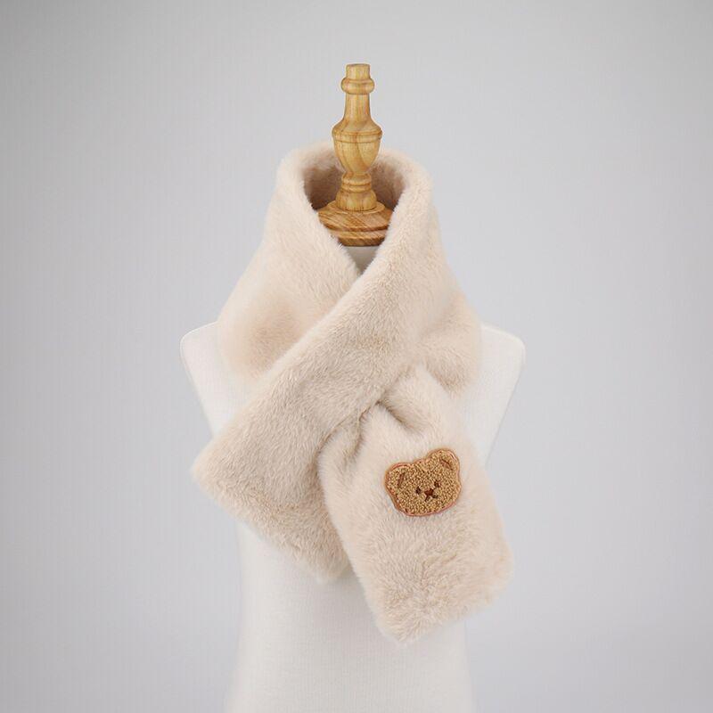 Elegant Faux Rabbit Fur Winter Warm Neck Warmer Cross Scarf Solid Color Neckerchief For Women Cute Little Bear Plush Scarf бежевий
Elegant Faux Rabbit Fur Winter Warm Neck Warmer Cross Scarf Solid Color Neckerchief For Women Cute Little Bear Plush Scarf бежевий