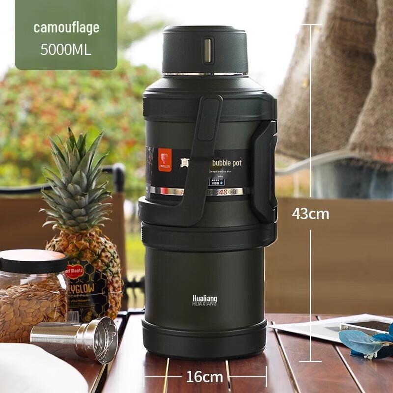 HOAOR 4L Stainless Steel Vacuum Insulated Thermos Jug
HOAOR 4L Stainless Steel Vacuum Insulated Thermos Jug