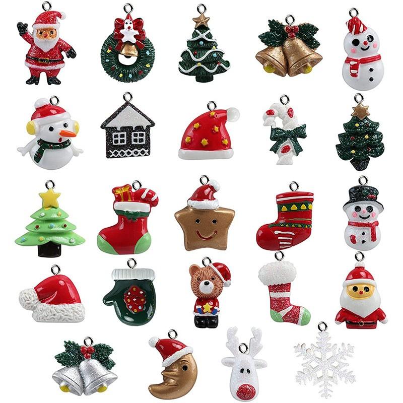 30 штук рождественских украшений - маленькие рождественские украшения из смолы для украшения рождественской елки One Size
30 штук рождественских украшений - маленькие рождественские украшения из смолы для украшения рождественской елки One Size