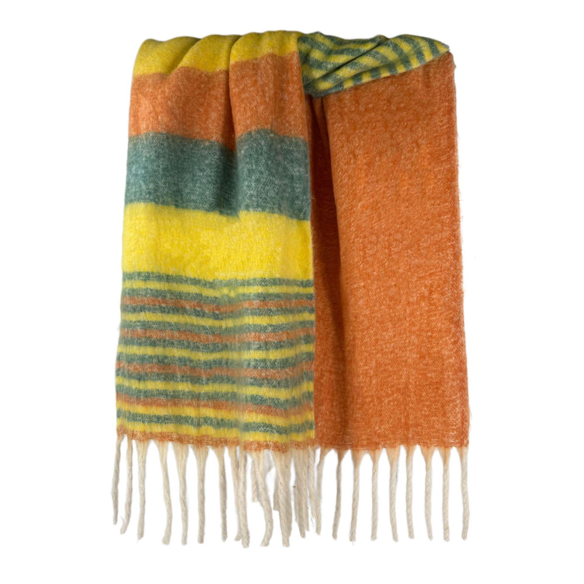 Новый осенне-зимний нишевый дизайн, шарф с градиентным переходом цвета, женская зимняя утолщенная теплая шаль из искусственного кашемира 220 * 50 (including tassel) оранжевый
Новый осенне-зимний нишевый дизайн, шарф с градиентным переходом цвета, женская зимняя утолщенная теплая шаль из искусственного кашемира 220 * 50 (including tassel) оранжевый