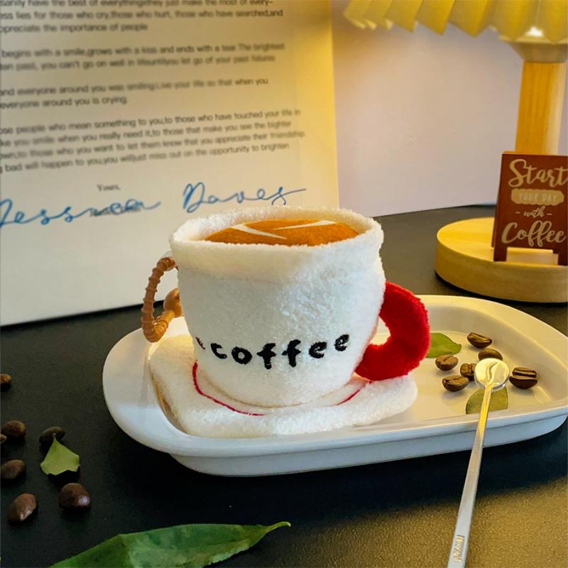 Cute Fun Simulation Coffee Cup Keychain Cartoon Stuffed Doll Toy Backpack Bag Pendant Decorative Car Key Chains Accessories Gift
Cute Fun Simulation Coffee Cup Keychain Cartoon Stuffed Doll Toy Backpack Bag Pendant Decorative Car Key Chains Accessories Gift