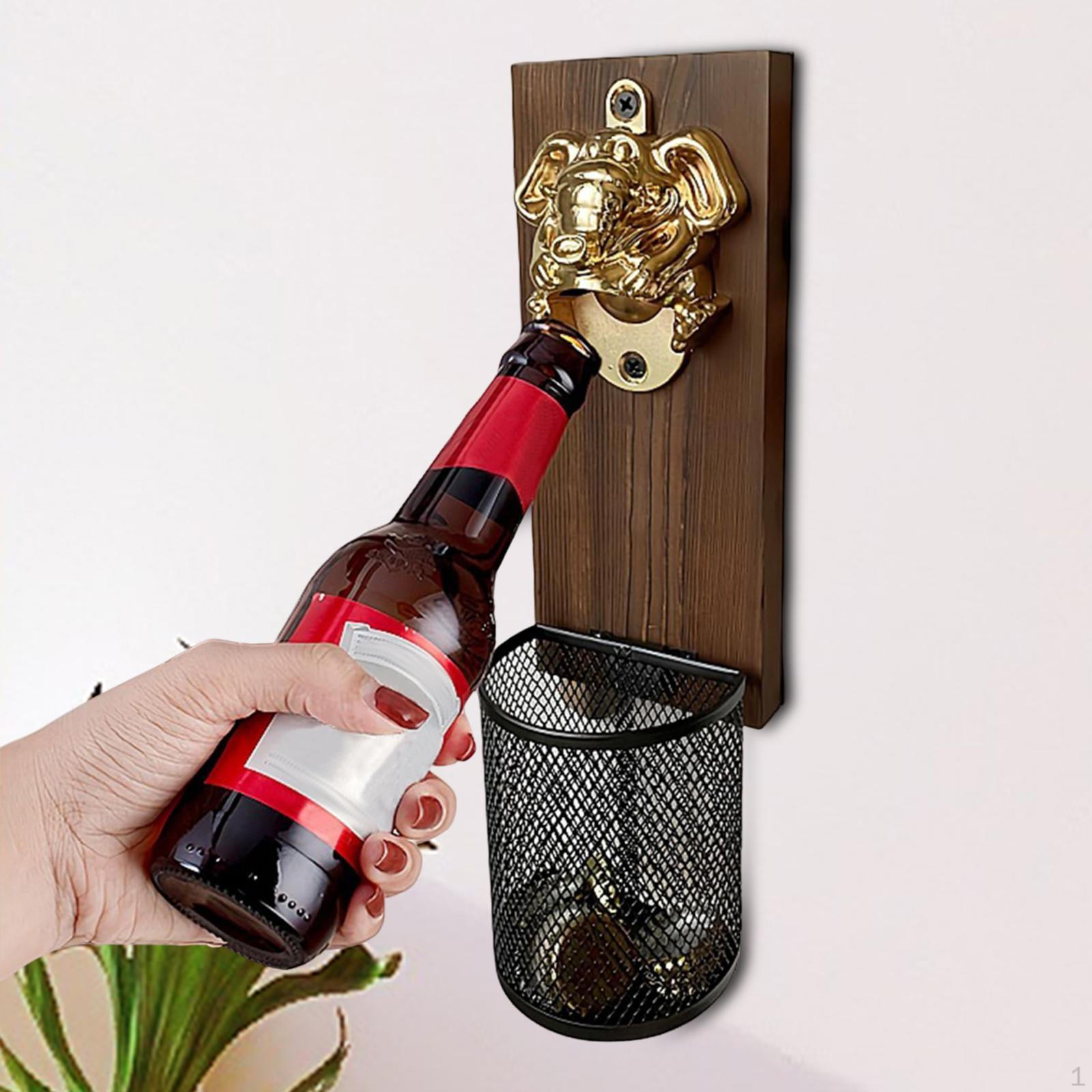 Настенная открывалка для бутылок Домашнее украшение Кухонный гаджет с уловителем крышек для подарка на день рождения Gold Elephant Head
Настенная открывалка для бутылок Домашнее украшение Кухонный гаджет с уловителем крышек для подарка на день рождения Gold Elephant Head