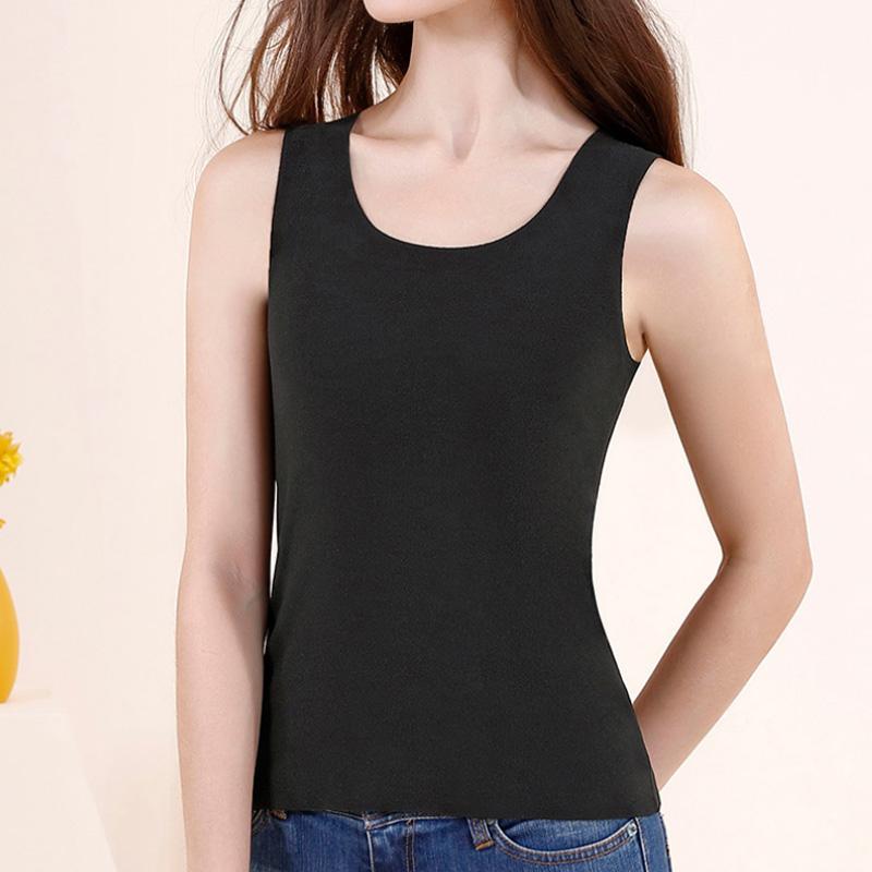 Женское термобелье без рукавов, зимняя тонкая майка, теплый жилет, бархатная майка 
Женское термобелье без рукавов, зимняя тонкая майка, теплый жилет, бархатная майка