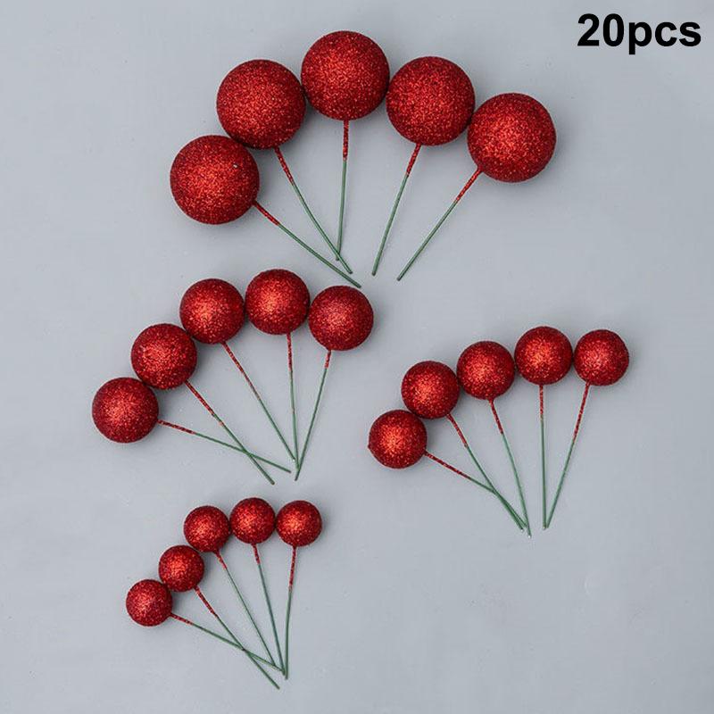 20Pcs Glitter Ball Happy Birthday Cake Topper Pink Gold Wedding Party Gift Cake Toppers For Christmas Party Dessert Decoration червоний
20Pcs Glitter Ball Happy Birthday Cake Topper Pink Gold Wedding Party Gift Cake Toppers For Christmas Party Dessert Decoration червоний