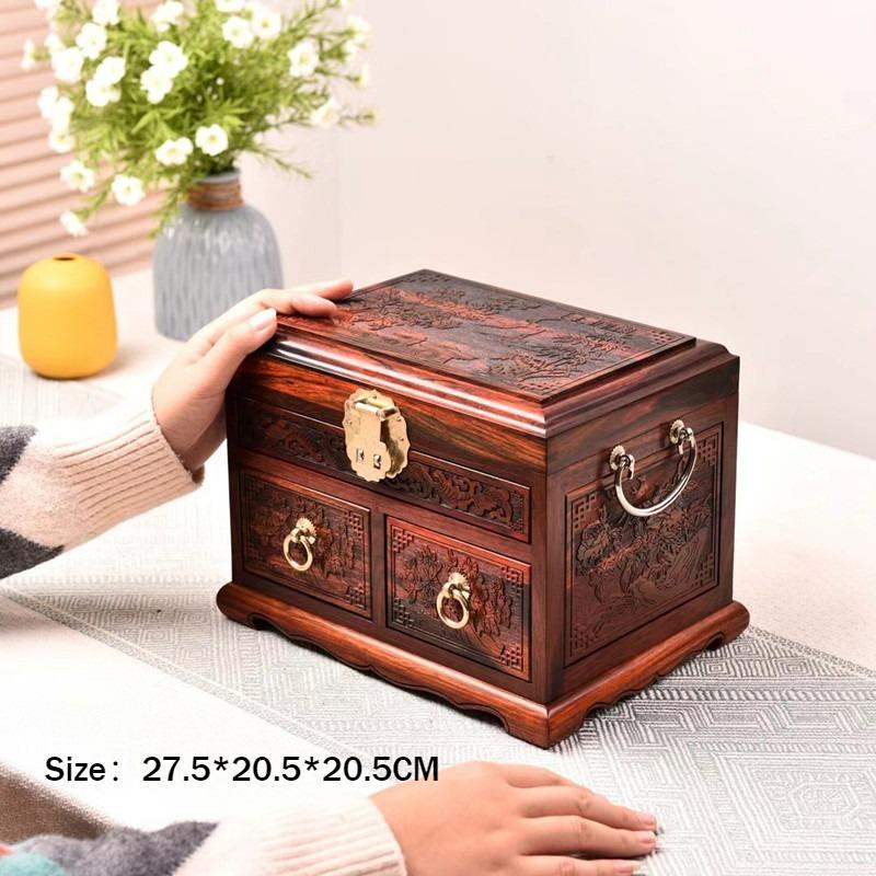 Retro Jewelry Display Boxes Large Capacity Jewellery Storage Box Bracelet Necklace Protect Cases Drawer Trinket Organizer Case
Retro Jewelry Display Boxes Large Capacity Jewellery Storage Box Bracelet Necklace Protect Cases Drawer Trinket Organizer Case