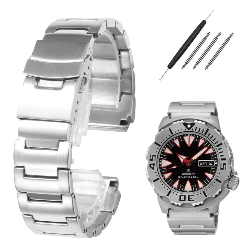 20MM solid stainless steel bracelet for Seiko No. 5 Red Toothed Water Ghost Monster SRP307 313 SKX779 SKX781 watchbands 20mm срібний
20MM solid stainless steel bracelet for Seiko No. 5 Red Toothed Water Ghost Monster SRP307 313 SKX779 SKX781 watchbands 20mm срібний