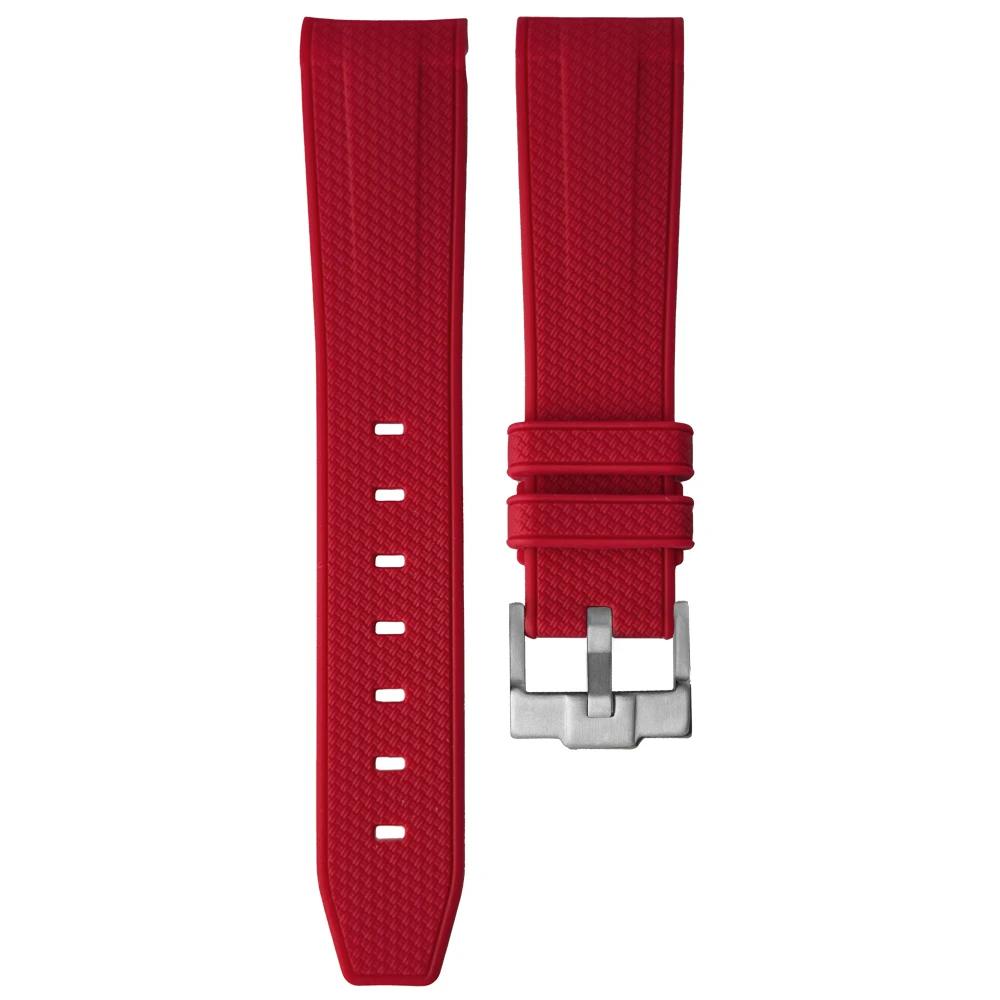 20mm Natural Rubber Curved End Watchband for Omega Speedmaster Moonwatch Seamaster Diver 300M Silicone Colorful Watch Strap 20mm червоний
20mm Natural Rubber Curved End Watchband for Omega Speedmaster Moonwatch Seamaster Diver 300M Silicone Colorful Watch Strap 20mm червоний