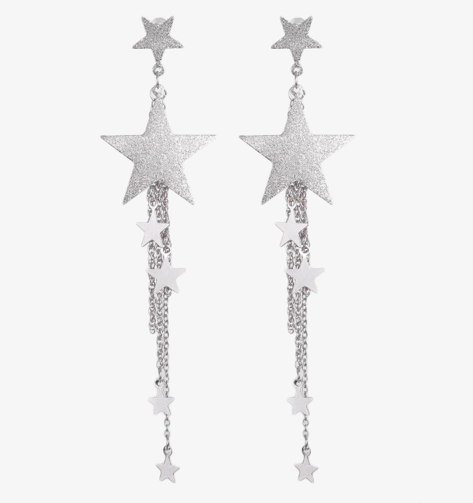 Hot Sale Exaggerated Big Earrings Long Five-pointed Star Tassel Earrings Women Color Circle Drop Brincos
Hot Sale Exaggerated Big Earrings Long Five-pointed Star Tassel Earrings Women Color Circle Drop Brincos