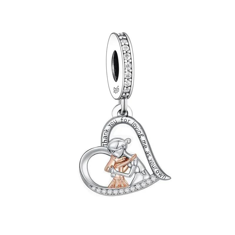 Fit Original Pan Charms Bracelet 925 Silver Mother and Daughter in Law Love Forever Bead For Making Women Berloque DIY
Fit Original Pan Charms Bracelet 925 Silver Mother and Daughter in Law Love Forever Bead For Making Women Berloque DIY