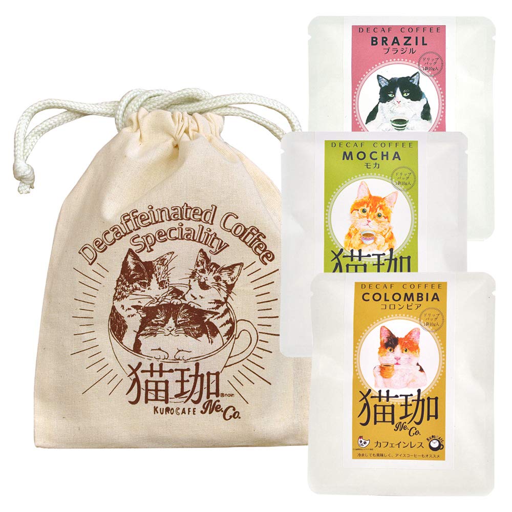Кофе без кофеина Cat Coffee с пакетиком Kinchaku Drip Bag, набор из 3 шт. (Без кофеина)
Кофе без кофеина Cat Coffee с пакетиком Kinchaku Drip Bag, набор из 3 шт. (Без кофеина)