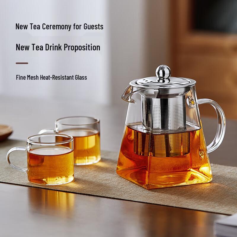 TEAHUE Glass Teapot Set with Filter
TEAHUE Glass Teapot Set with Filter