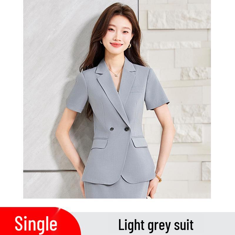 2026 New Arrival Slimming Suit Set: Solid Color, Short Sleeve, Waist Cinched for Professional Spring/Summer Wear 4XL
2026 New Arrival Slimming Suit Set: Solid Color, Short Sleeve, Waist Cinched for Professional Spring/Summer Wear 4XL