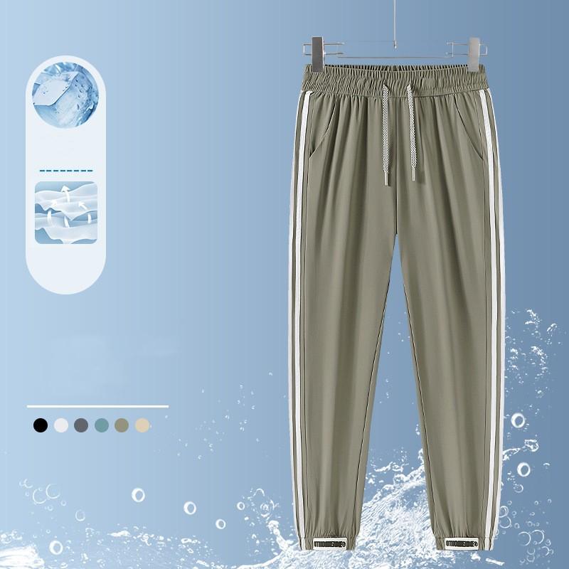 Чоловічі нейлонові водонепроникні штани з льодового шовку, що не обростають, літні нові модні спортивні повсякденні штани для пари 4XL армія зелений колір
Чоловічі нейлонові водонепроникні штани з льодового шовку, що не обростають, літні нові модні спортивні повсякденні штани для пари 4XL армія зелений колір