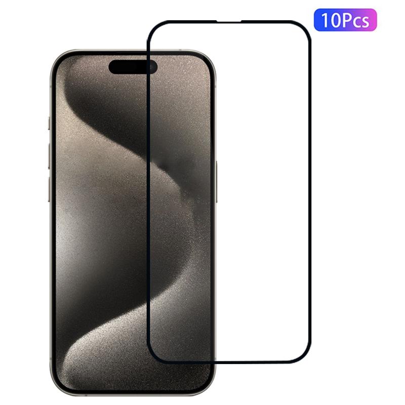 10Pcs For iPhone 15 Pro Max Screen Protector Full Cover Full Glue Silk Printing Edge Type A
10Pcs For iPhone 15 Pro Max Screen Protector Full Cover Full Glue Silk Printing Edge Type A