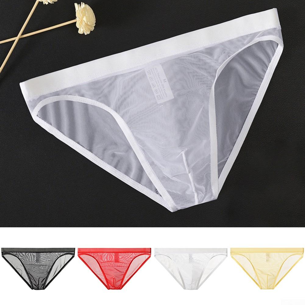 Kaufe Herren Low Rise Slips Bikini Sexy See Through Pouch Unterhose