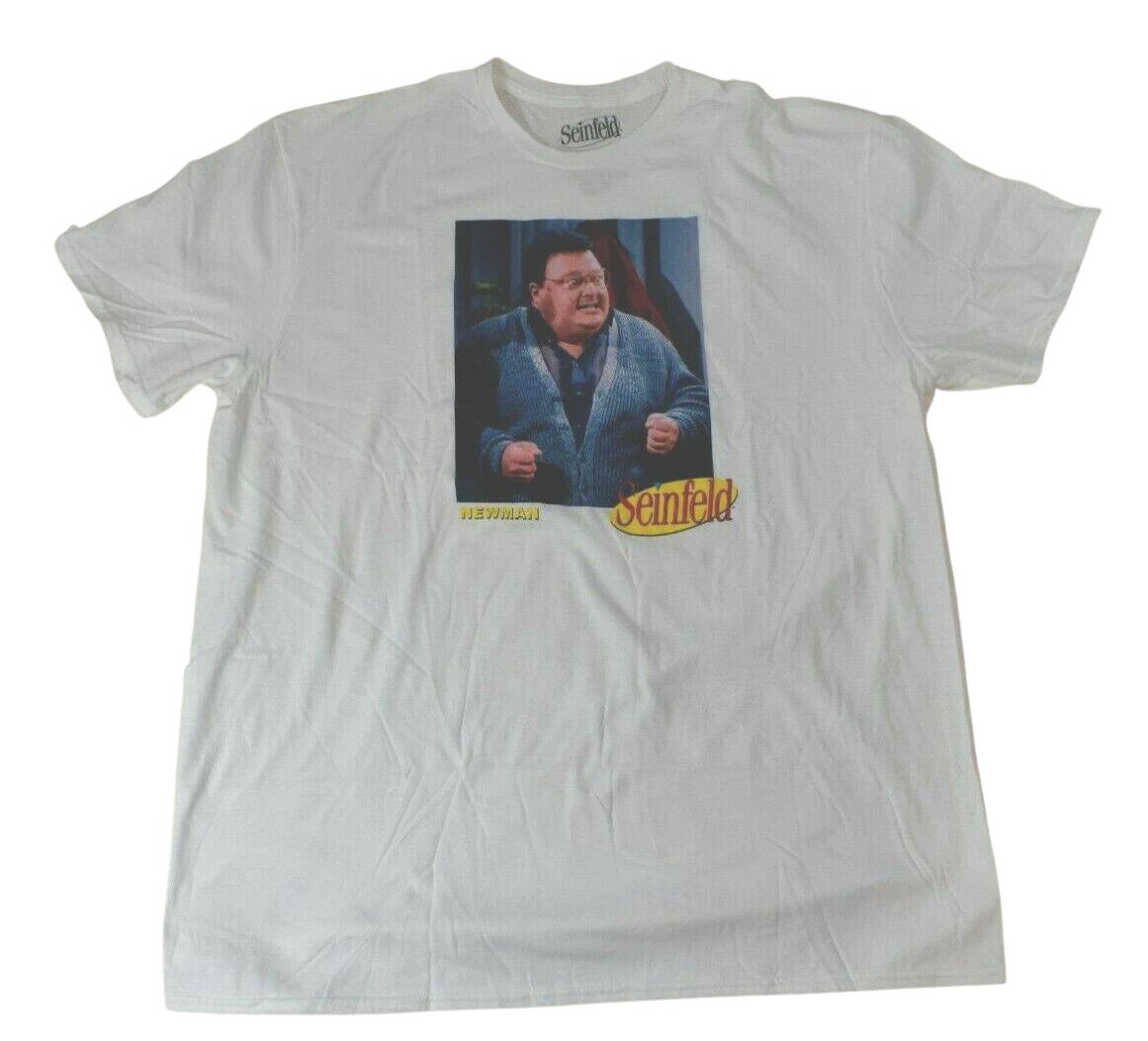 Seinfeld Mens Newman White Tee Shirt New S, M, L, XL, 2XL L
Seinfeld Mens Newman White Tee Shirt New S, M, L, XL, 2XL L