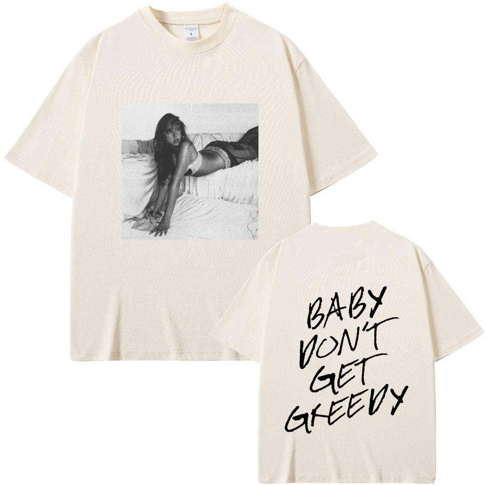 Singer Tate Mcrae Baby Don t Get Greedy Album Print T-shirt Unisex Vintage Fashion Tshirt Men Women Casual T Shirts S
Singer Tate Mcrae Baby Don t Get Greedy Album Print T-shirt Unisex Vintage Fashion Tshirt Men Women Casual T Shirts S