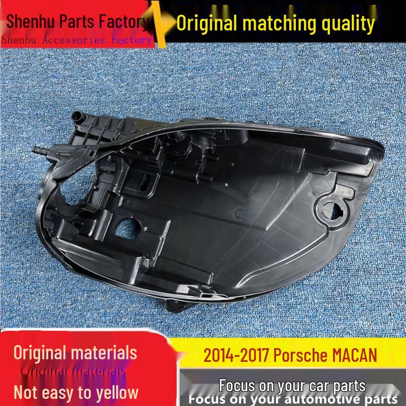 Compatible Rear Shell Black Plastic Headlight Base for 2014-2017 Porsche Macan Driver Side Front - 1 piece
Compatible Rear Shell Black Plastic Headlight Base for 2014-2017 Porsche Macan Driver Side Front - 1 piece
