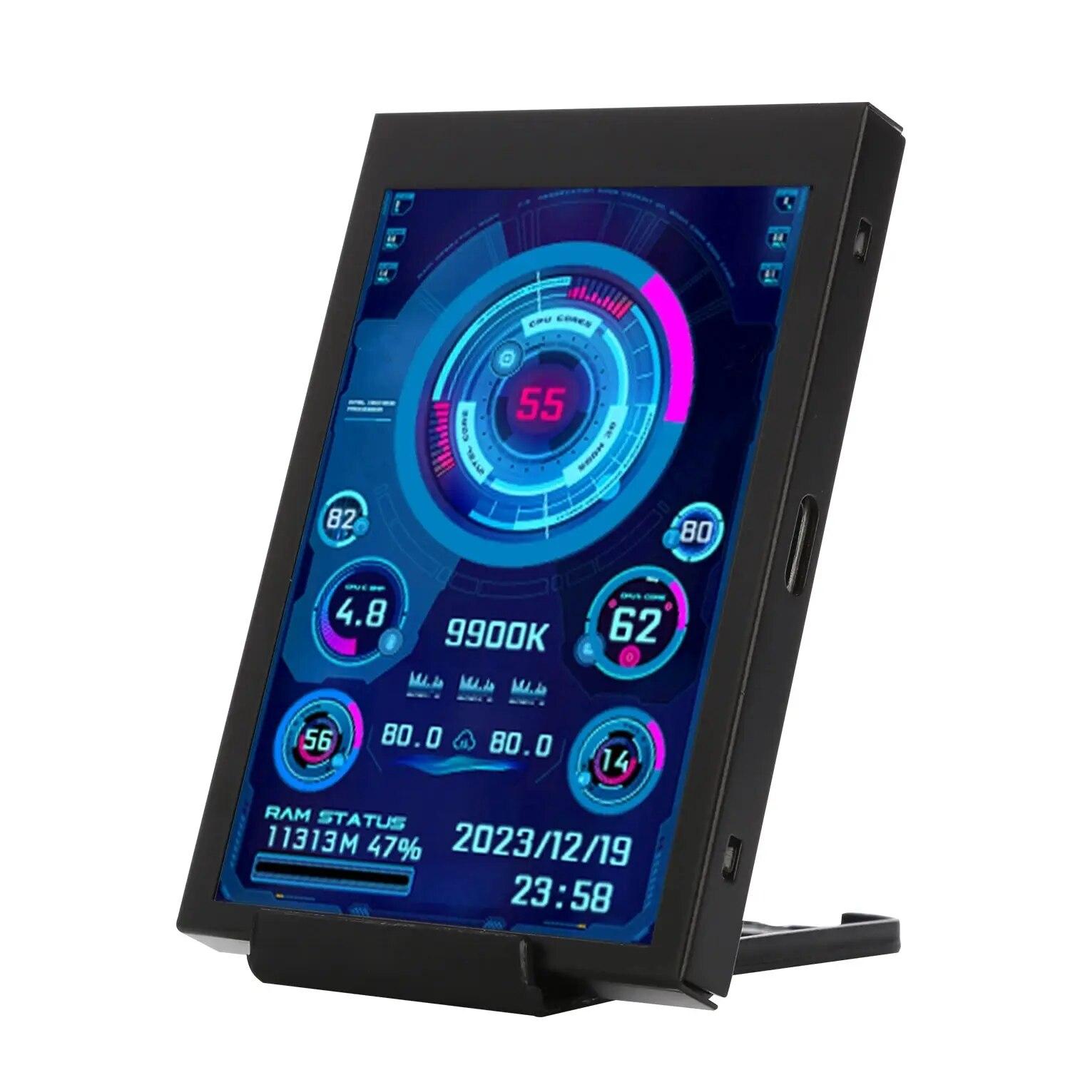 New 3.5 Inch IPS TYPE-C Secondary Screen Computer CPU GPU RAM HDD MonitorUSB Display For Freely AIDA64 чорний
New 3.5 Inch IPS TYPE-C Secondary Screen Computer CPU GPU RAM HDD MonitorUSB Display For Freely AIDA64 чорний