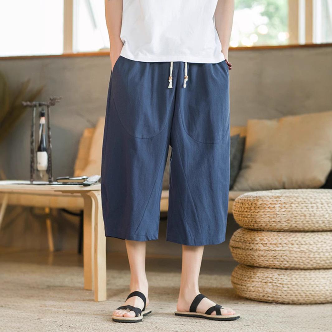 Men s Plus Size Cotton Linen Harem Pants - Chinese Style Summer Wear L брудно-білий
Men s Plus Size Cotton Linen Harem Pants - Chinese Style Summer Wear L брудно-білий