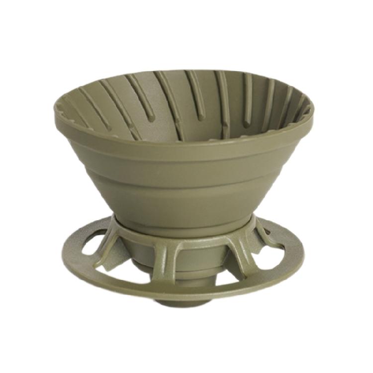Silicone Campings Coffee Drippers Foldable Coffee Filter for Cake Cup Filter Paper зелений
Silicone Campings Coffee Drippers Foldable Coffee Filter for Cake Cup Filter Paper зелений