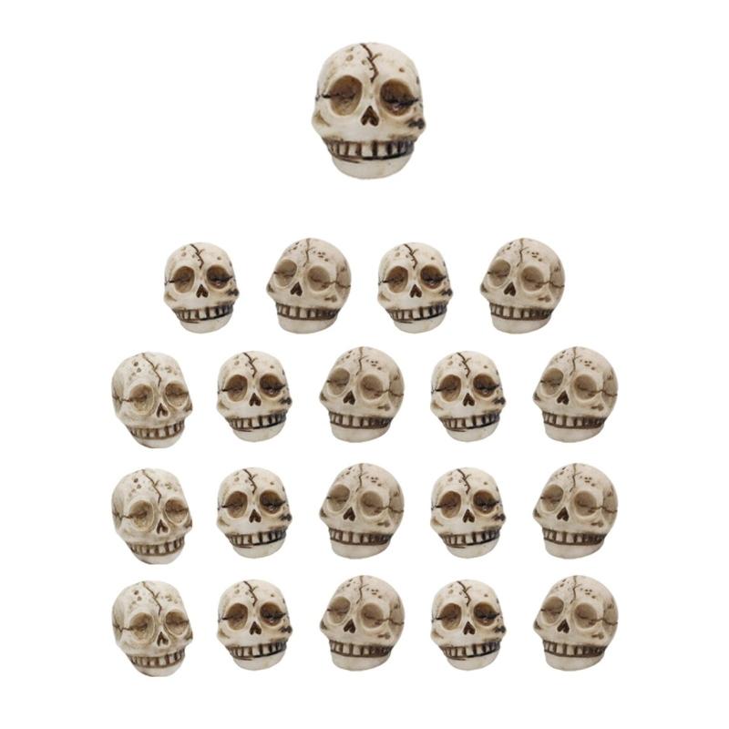 20Pcs Realistic Resin Skull Figures Ideal for Haunted Houses Decorations Home Garden Accents 1
20Pcs Realistic Resin Skull Figures Ideal for Haunted Houses Decorations Home Garden Accents 1