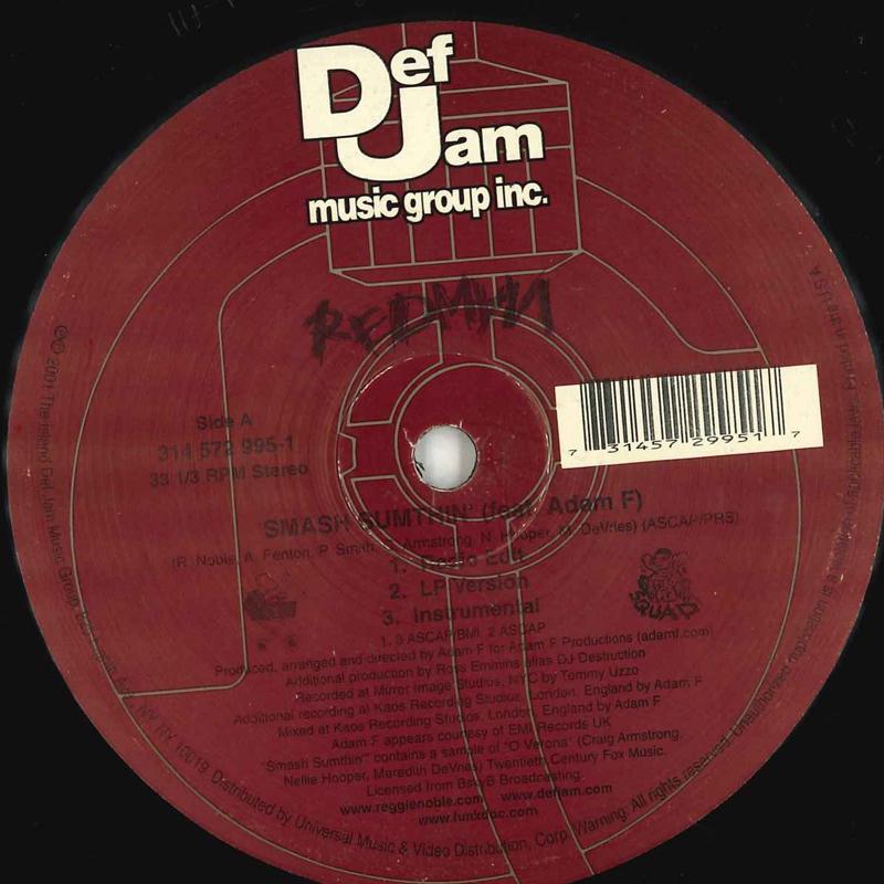 12inch Record REDMAN - Smash Sumthin / Diggy Doc 3145729951 DEF JAM 2001 US Rap & Hip-Hop/R&B Used
12inch Record REDMAN - Smash Sumthin / Diggy Doc 3145729951 DEF JAM 2001 US Rap & Hip-Hop/R&B Used