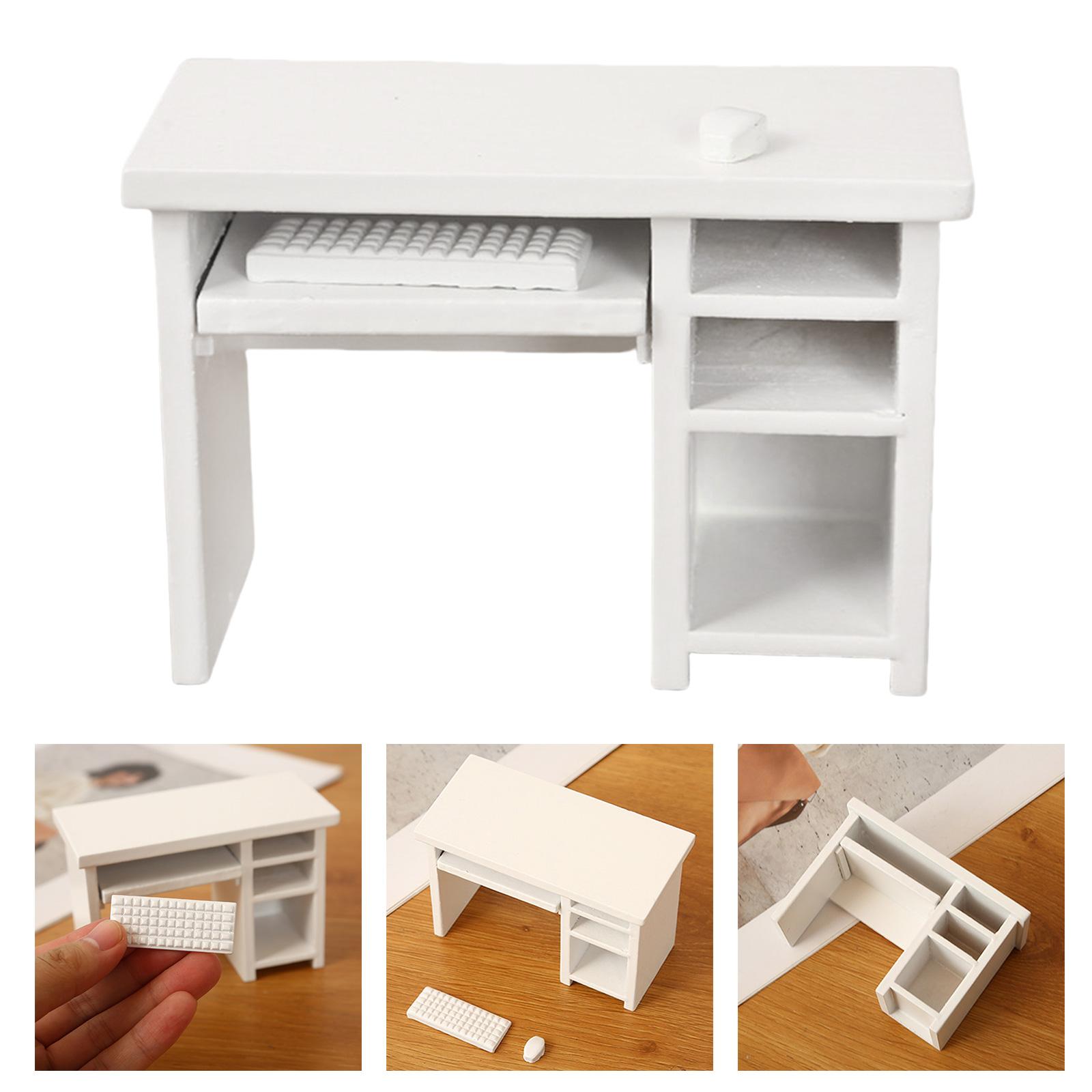 1/12 Miniature Computer Desk Set for Dollhouse Decoarion with Realistic Keyboard and Mouse Dollhouse Display Accessories
1/12 Miniature Computer Desk Set for Dollhouse Decoarion with Realistic Keyboard and Mouse Dollhouse Display Accessories