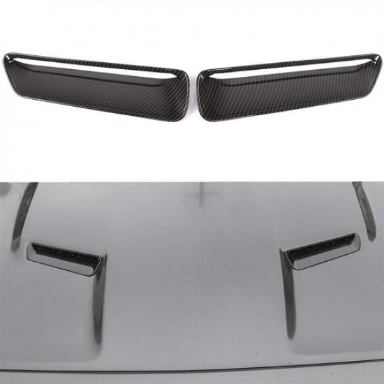 2x Carbon Fiber Look Engine Hood Air Vent Intlet Cover Trim For Dodge Challenger
2x Carbon Fiber Look Engine Hood Air Vent Intlet Cover Trim For Dodge Challenger
