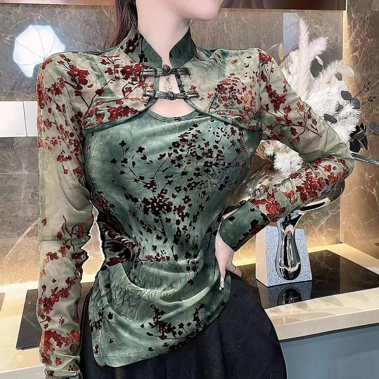 Дизайнерская рубашка для женщин, популярная в 2023 году одежда Blusas для женщин, топы, рубашки, блузки с длинным рукавом, новая винтажная сетчатая рубашка с пряжкой S зелёный
Дизайнерская рубашка для женщин, популярная в 2023 году одежда Blusas для женщин, топы, рубашки, блузки с длинным рукавом, новая винтажная сетчатая рубашка с пряжкой S зелёный